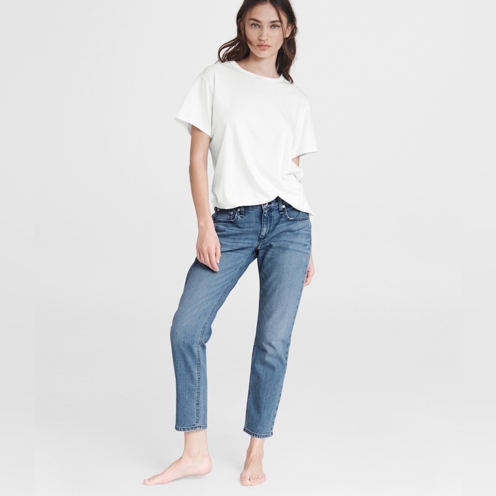 Rag & Bone Dre Low-Rise Boyfriend - Brighton Wash Size 32 Women’s